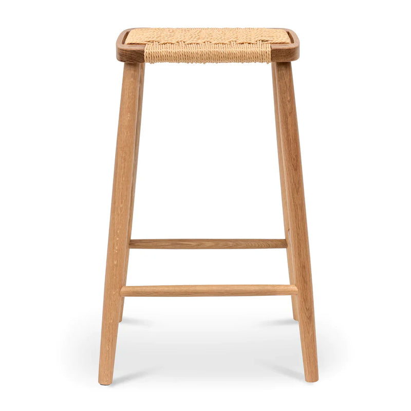 Calibre CBS8017-OW 65cm Rattan Bar Stool - Natural