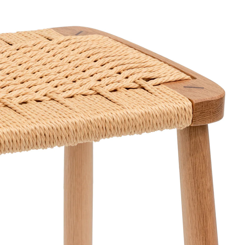 Calibre CBS8017-OW 65cm Rattan Bar Stool - Natural