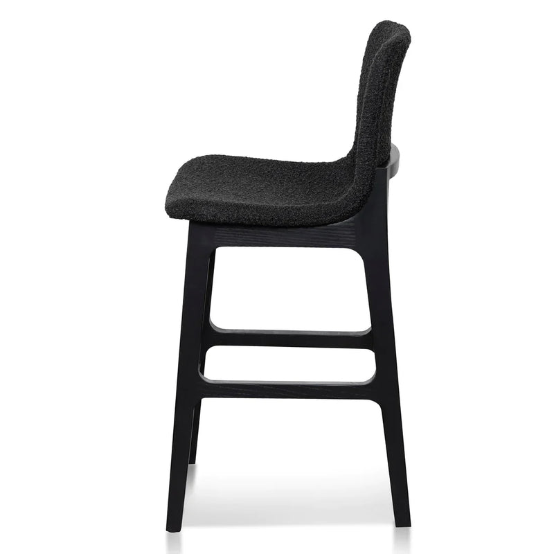 Calibre CBS8153-SD 65cm Bar Stool - Full Black