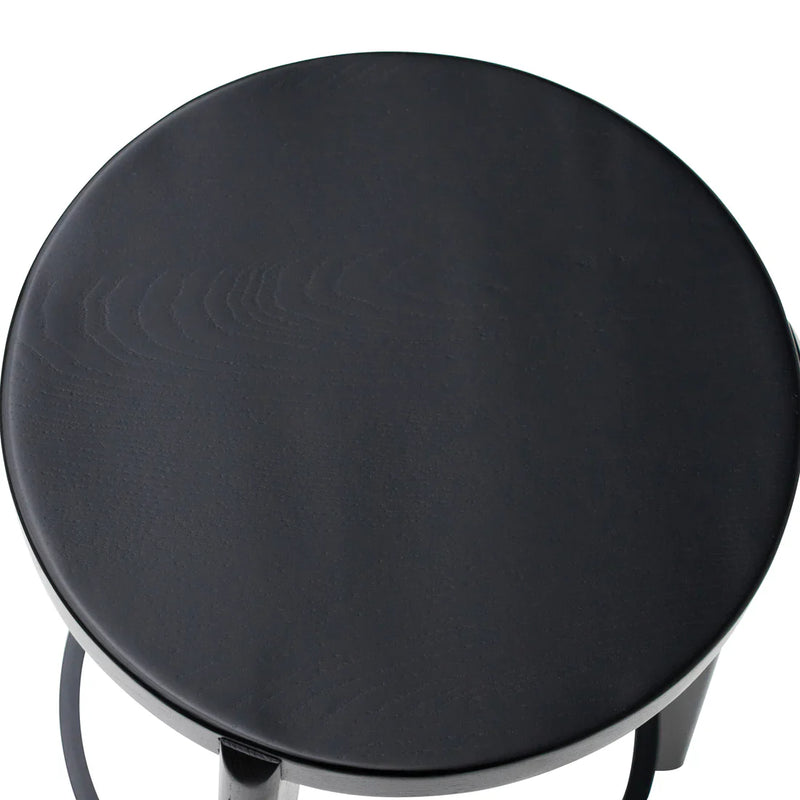 Calibre CBS8163-SU 65cm Solid wood Bar Stool - Full Black