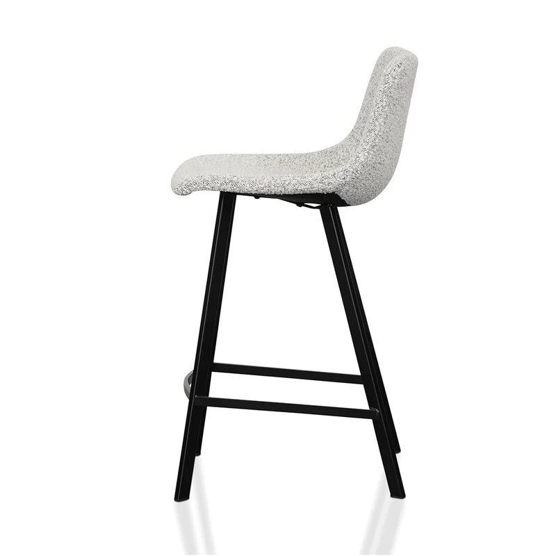 Calibre CBS8205-SE 65cm Bar Stool - Pepper Boucle (Set of 2)