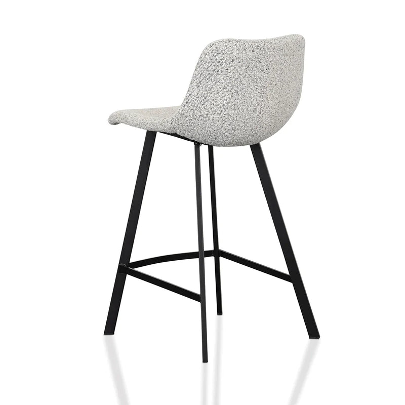 Calibre CBS8205-SE 65cm Bar Stool - Pepper Boucle (Set of 2)
