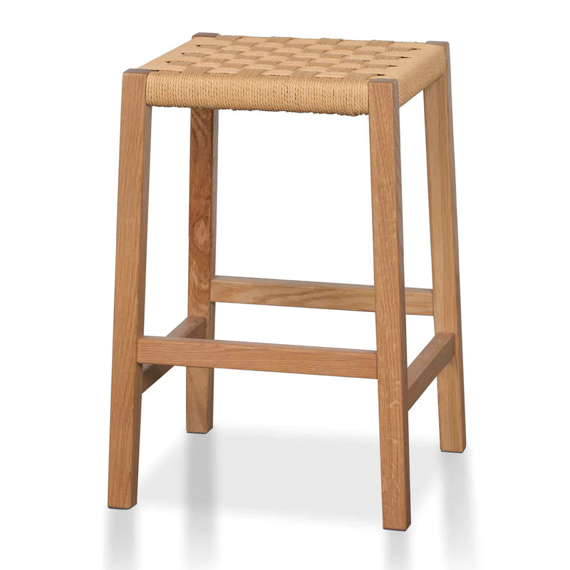 Calibre CBS8214-OW 65cm Rattan Bar Stool - Natural