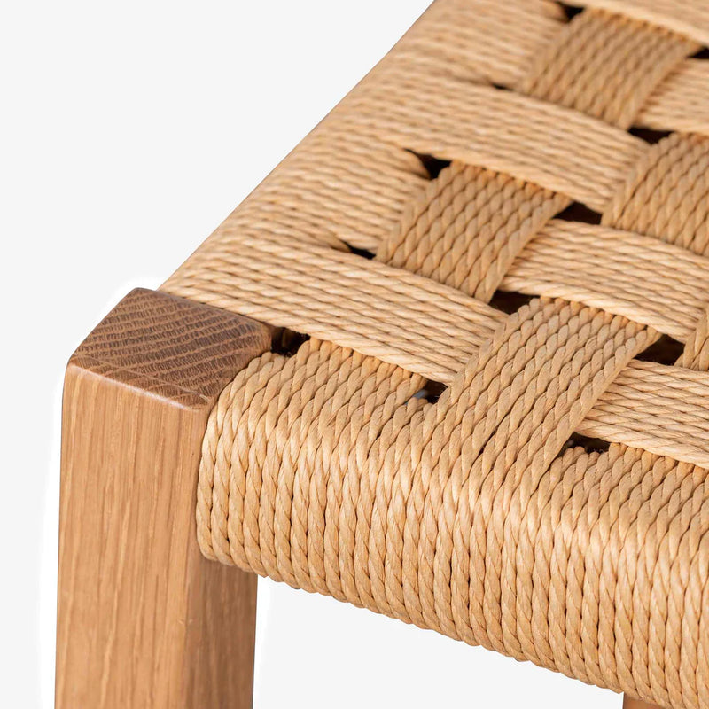 Calibre CBS8214-OW 65cm Rattan Bar Stool - Natural
