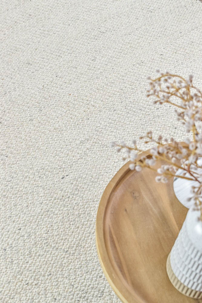 Kalvin Wool Silver Ivory Rug