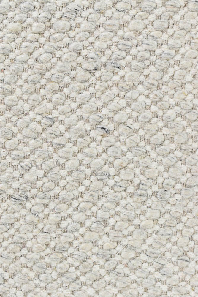 Kalvin Wool Silver Ivory Rug