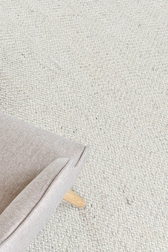 Kalvin Wool Silver Ivory Rug