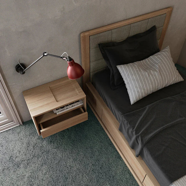 Circa Floating Cabinet  Module 2 - White Oak