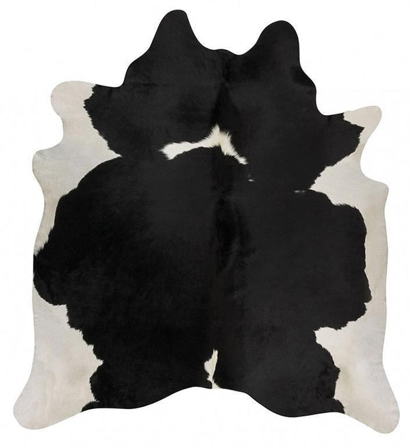 Natural Cow Hide Black White