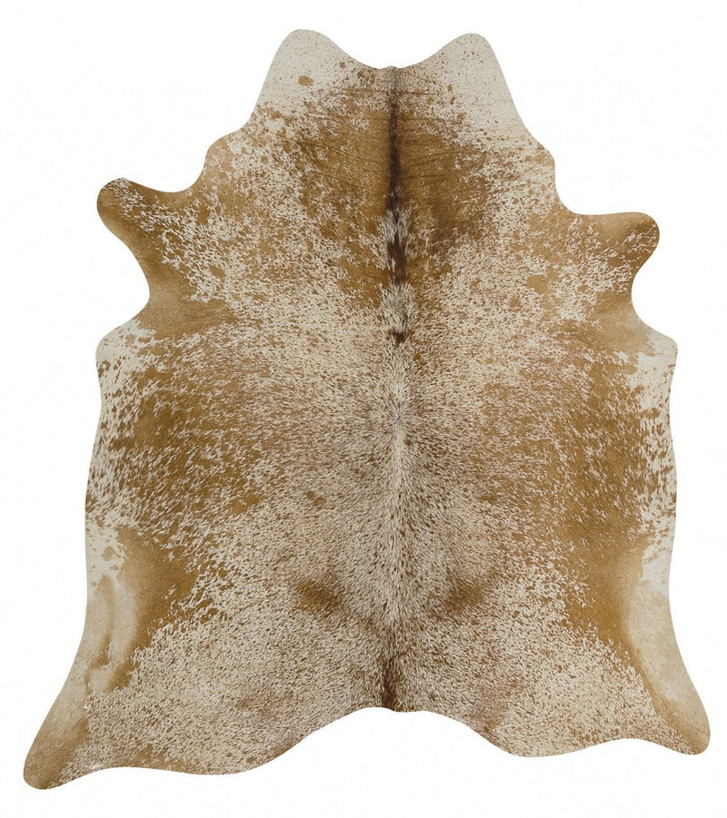 Natural Cow Hide Salt & Pepper Brown
