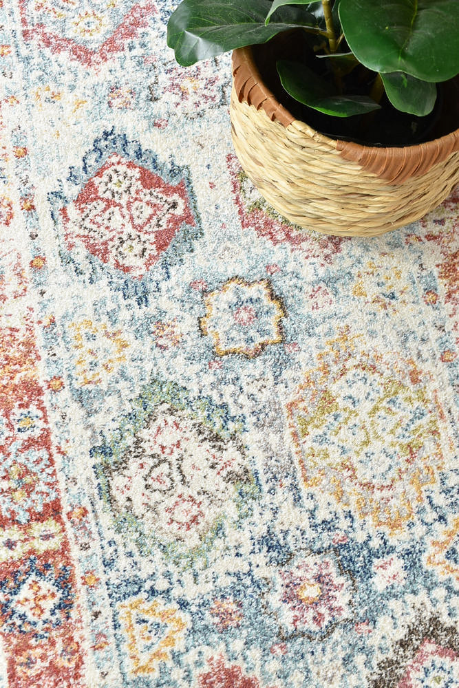 Morocco 0414A Tile Grey Rug