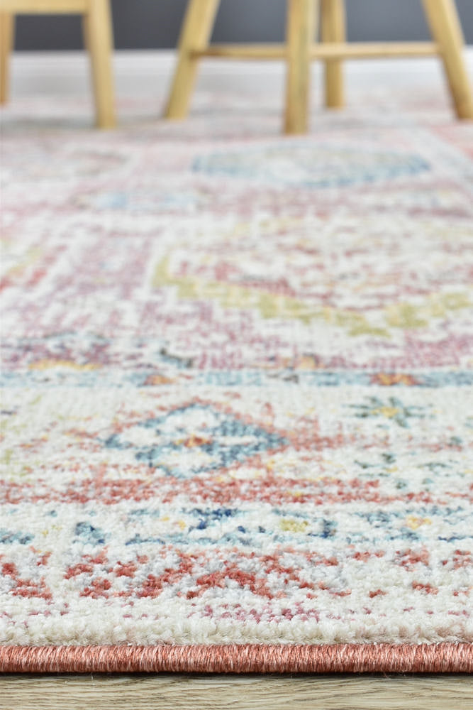 Morocco 0414A Tile Rose Rug