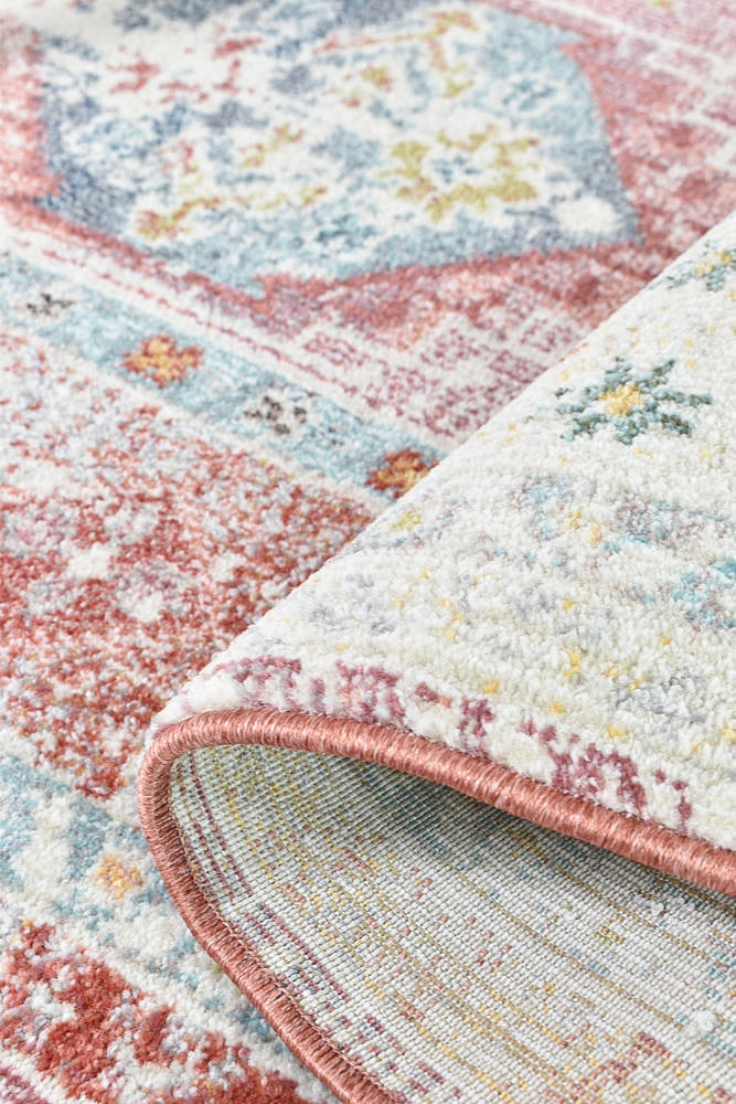 Morocco 0414A Tile Rose Rug