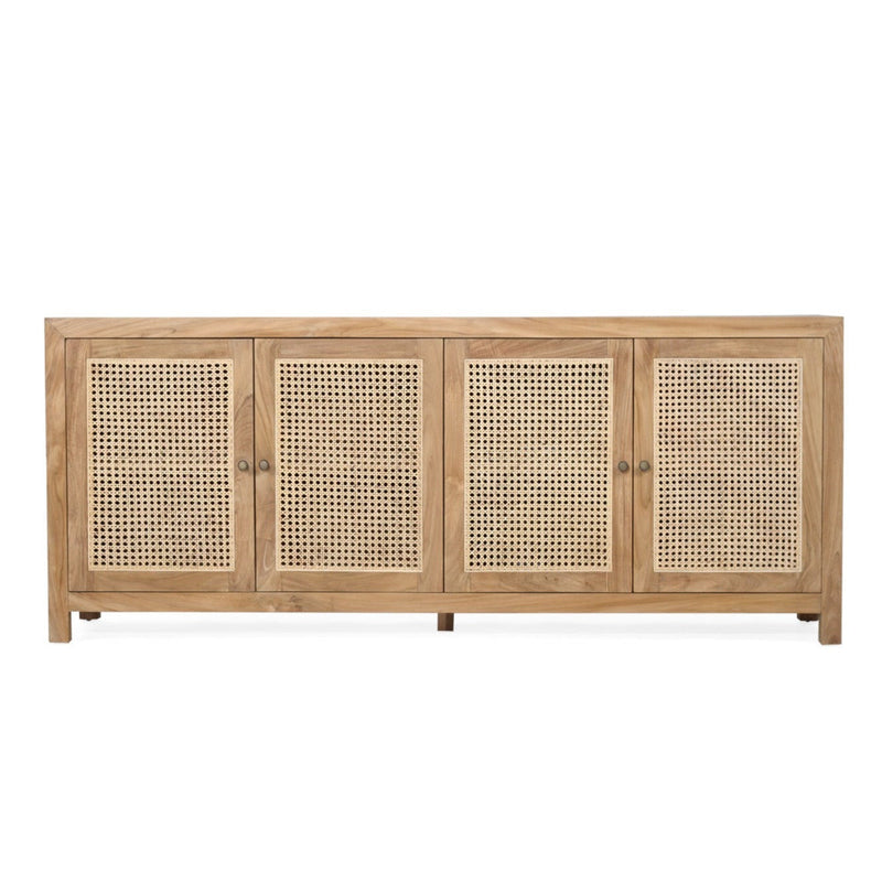 Charleston Four Door Sideboard – Natural