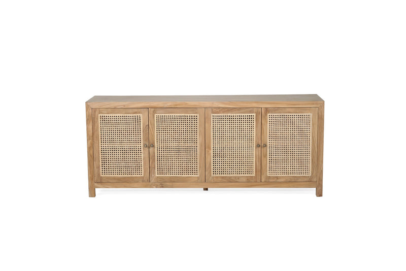 Charleston Four Door Sideboard – Natural