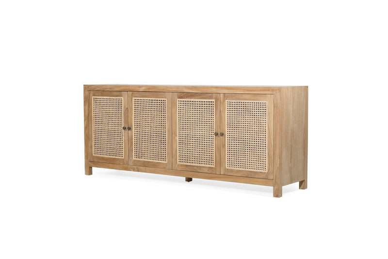 Charleston Four Door Sideboard – Natural