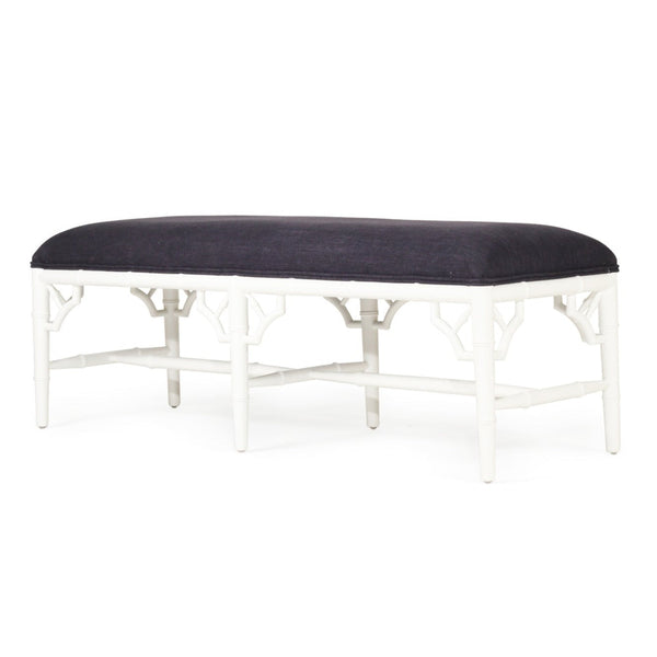 Whitley Chester Bench Seat | Bed End – 135cm – Navy Cushion