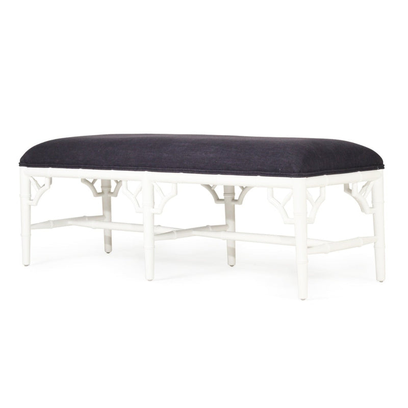 Whitley Chester Bench Seat | Bed End – 135cm – Navy Cushion