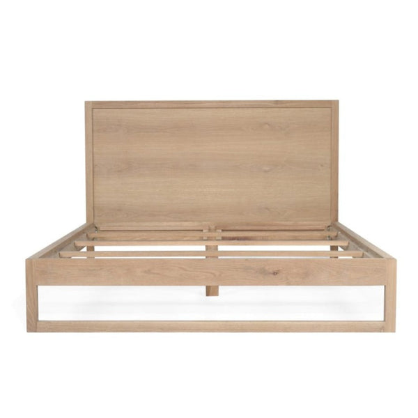 Clover American Oak Bed - Queen