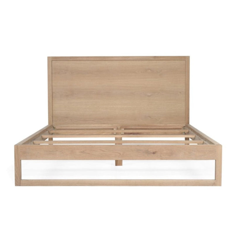 Clover American Oak Bed - Queen