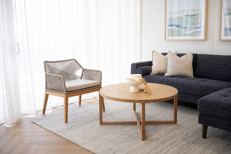 Clover Round Coffee Table - 100cm