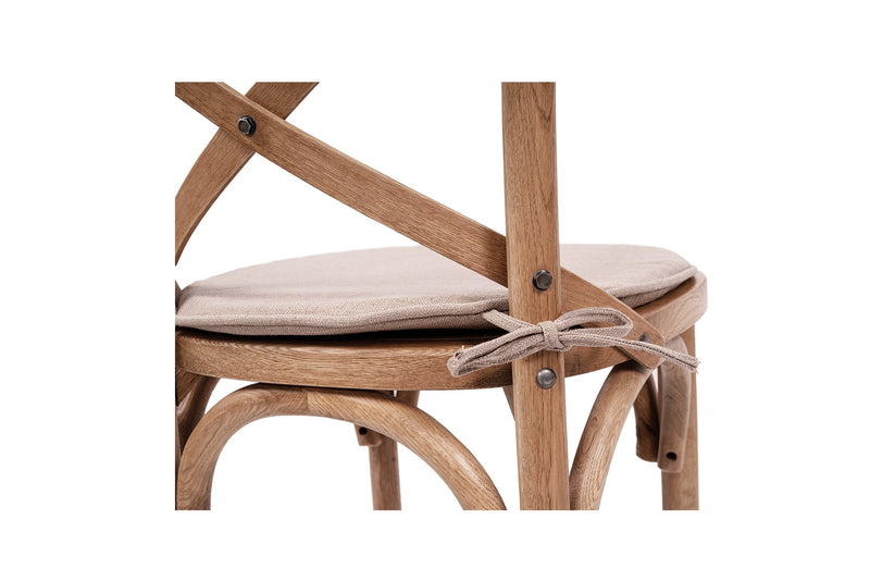 Providence Crossley Back Counter Stool – Natural Oak – Timber Seat