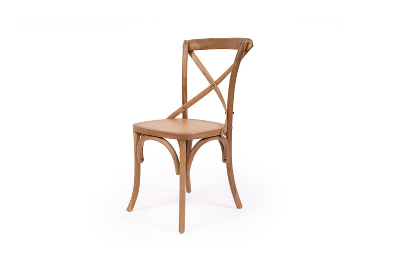 Crossley Back Dining Chair - Natural Oak - Timber Seat