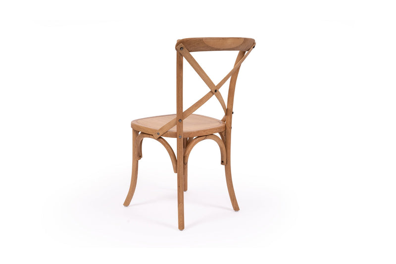 Crossley Back Dining Chair - Natural Oak - Timber Seat