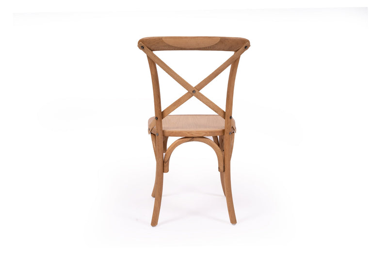 Crossley Back Dining Chair - Natural Oak - Timber Seat