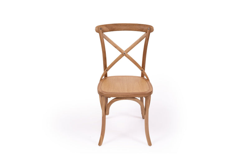 Crossley Back Dining Chair - Natural Oak - Timber Seat