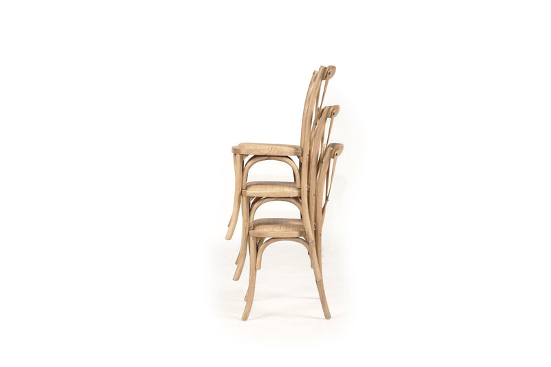 Stackwell Crossley Back Dining Chair - Natural Oak