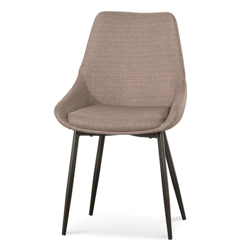 Calibre CDC2001-SE - Dining Chair in Brown Grey (Set of 2)