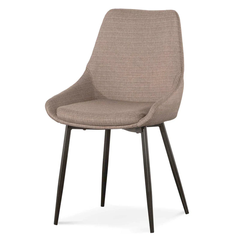 Calibre CDC2001-SE - Dining Chair in Brown Grey (Set of 2)