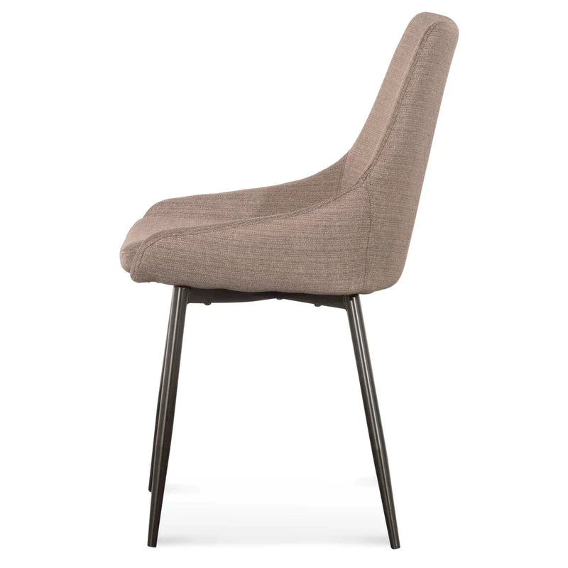 Calibre CDC2001-SE - Dining Chair in Brown Grey (Set of 2)