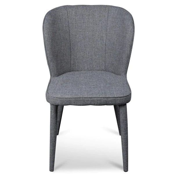 Calibre CDC6118-ST Fabric Dining Chair - Dark Grey