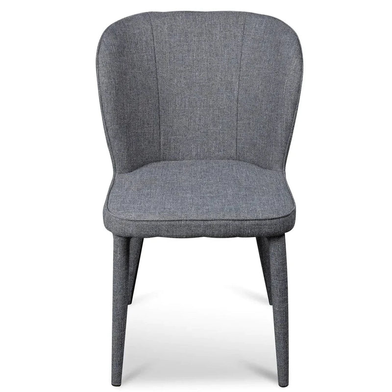 Calibre CDC6118-ST Fabric Dining Chair - Dark Grey