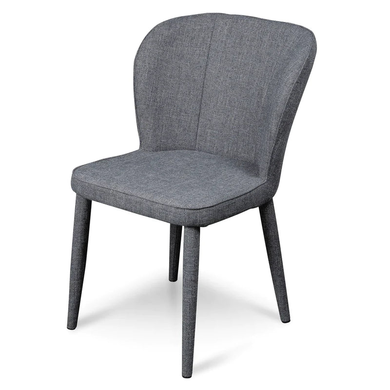 Calibre CDC6118-ST Fabric Dining Chair - Dark Grey