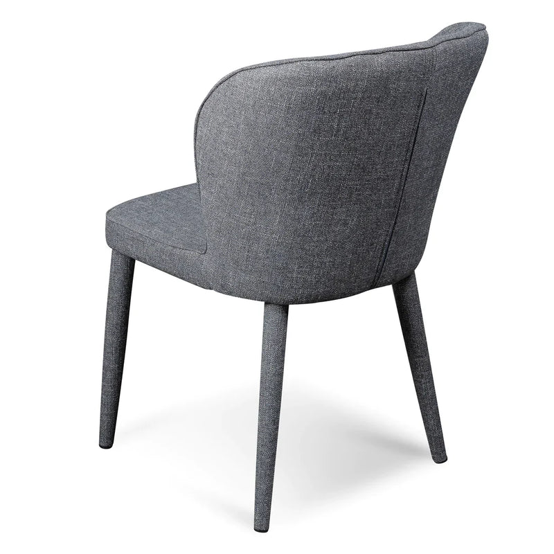 Calibre CDC6118-ST Fabric Dining Chair - Dark Grey