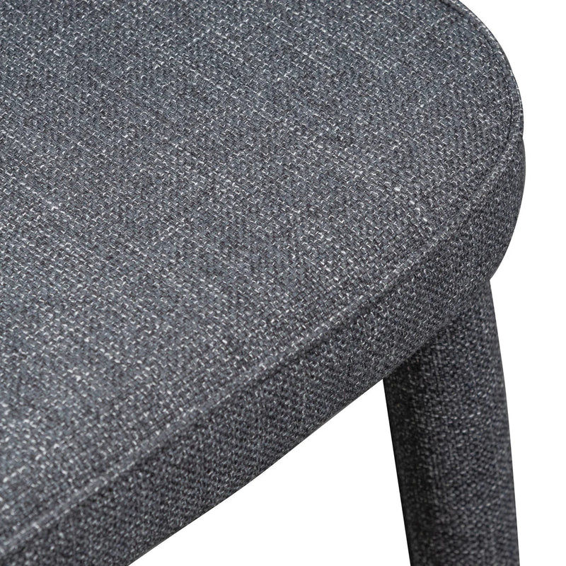 Calibre CDC6118-ST Fabric Dining Chair - Dark Grey