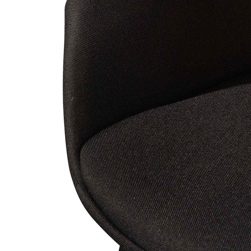 Calibre CDC6443-SE Fabric Dining Chair – Black (Set of 2)