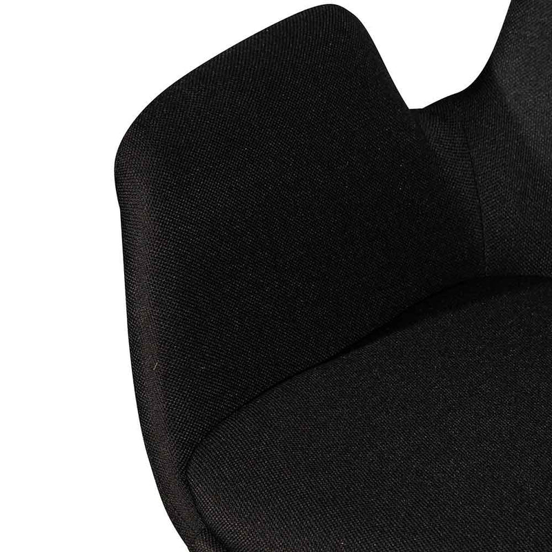 Calibre CDC6443-SE Fabric Dining Chair – Black (Set of 2)
