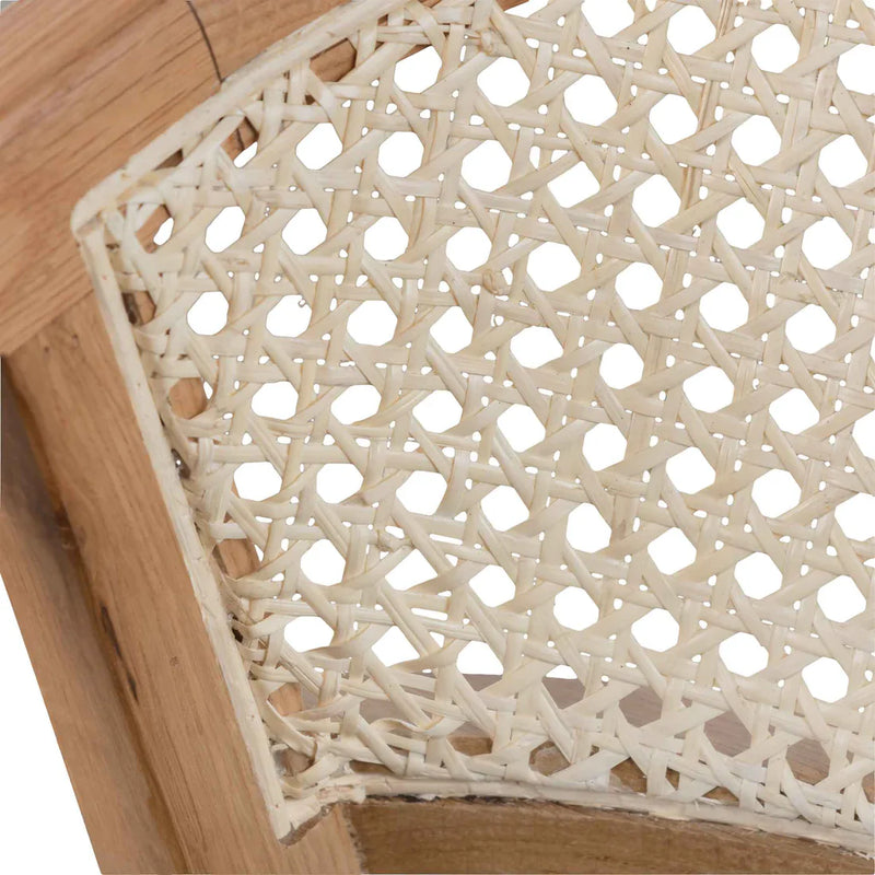 Calibre CDC6611-CU Wooden Dining Chair - Natural with Black Seat