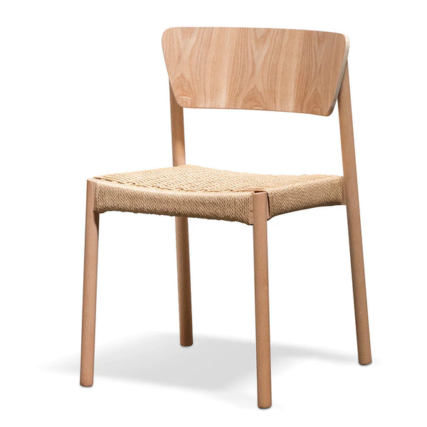 Calibre CDC6803-SD Rope Seat Dining Chair - Natural