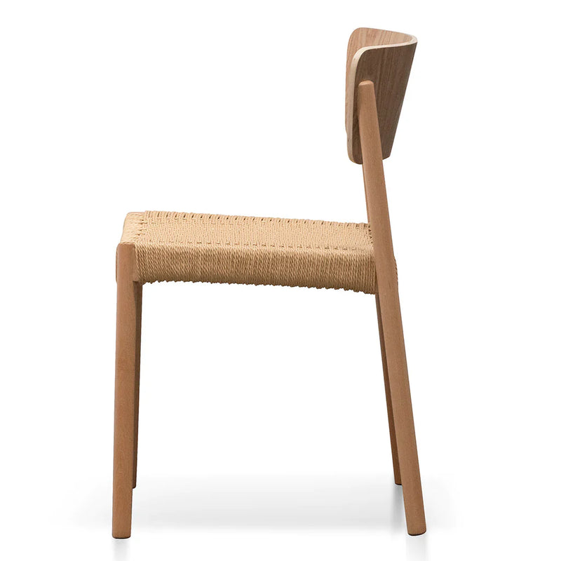 Calibre CDC6803-SD Rope Seat Dining Chair - Natural
