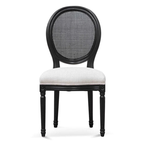 Calibre CDC6809-CH Dining Chair - Sand White (Set of 2)