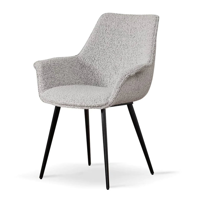 Calibre CDC6876-SE - Dining Chair - Pepper Boucle (Set of 2)