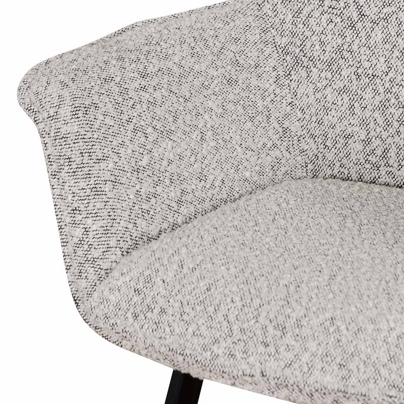 Calibre CDC6876-SE - Dining Chair - Pepper Boucle (Set of 2)