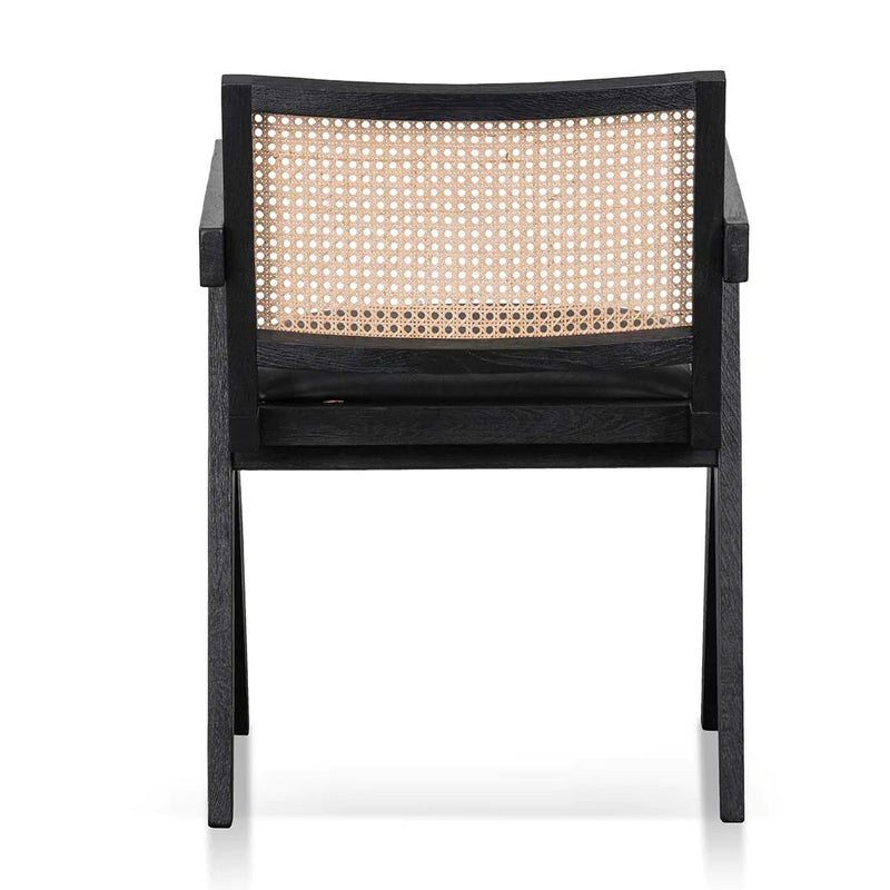 Calibre CDC6992-CH Rattan Dining Chair - Black