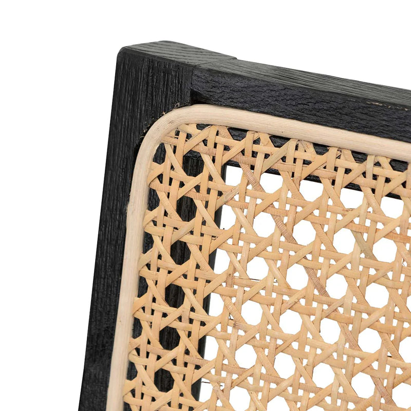 Calibre CDC6992-CH Rattan Dining Chair - Black