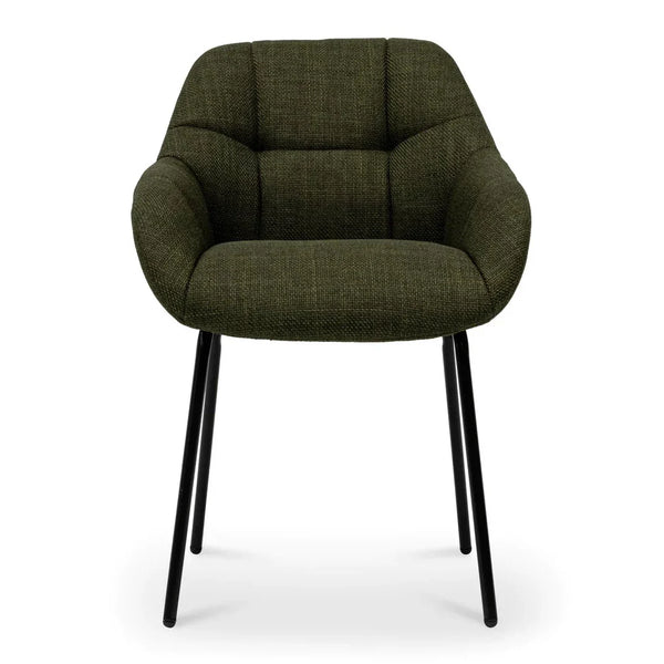 Calibre CDC8047-SEx2 Fabric Dining Chair - Pine Green (Set of 2)